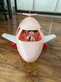Samolot barbie wraz z panią pilot
