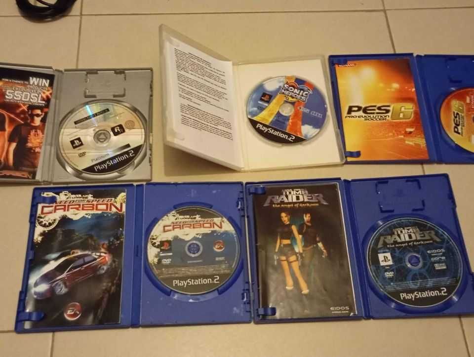 GTA 3, Sonic Pes Nfs e Tomb Raider Ps2