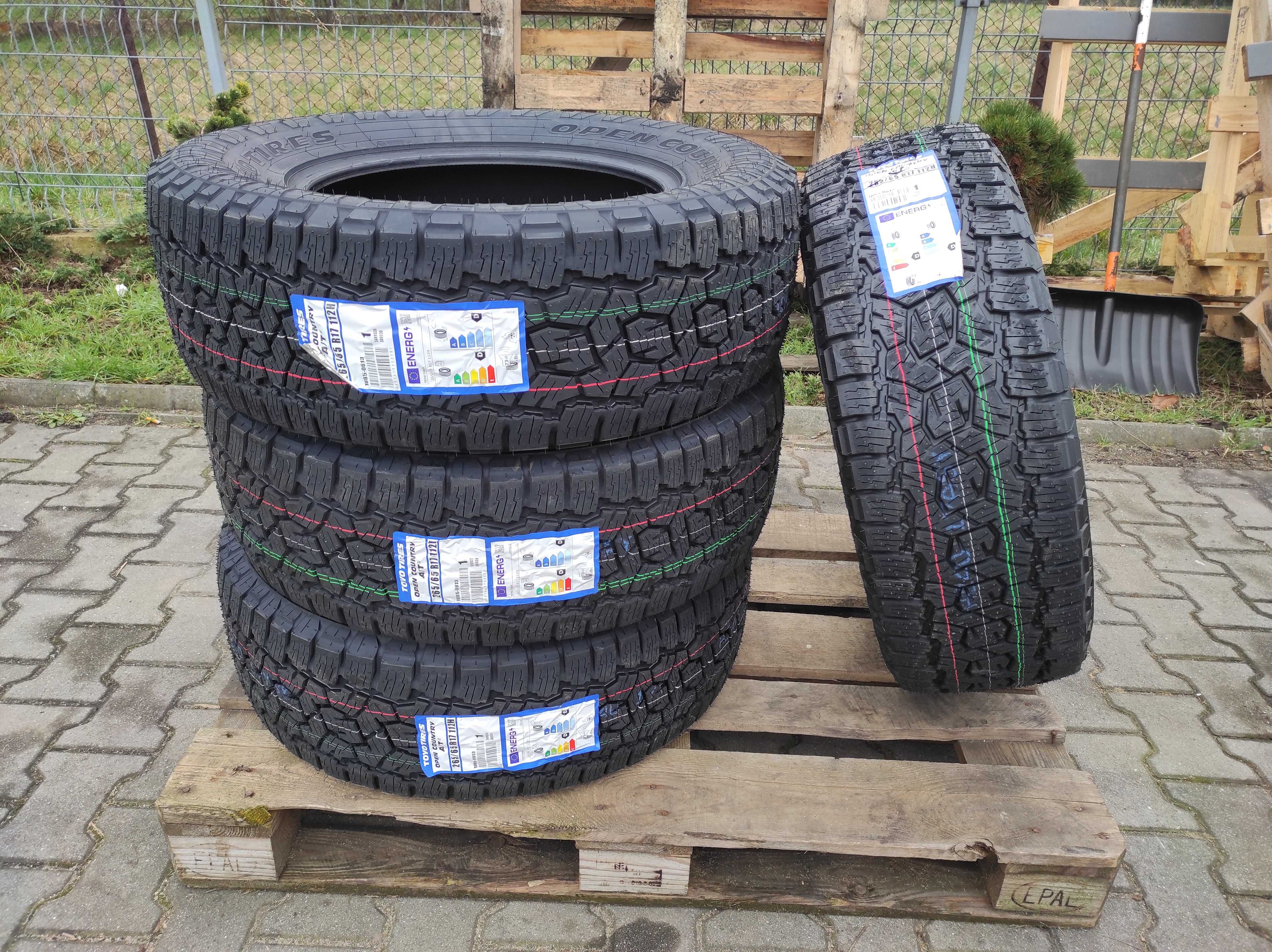 NOWE opony terenowe 4x 265/65 R17 Toyo Open Country AT3 2023 WYSYŁKA