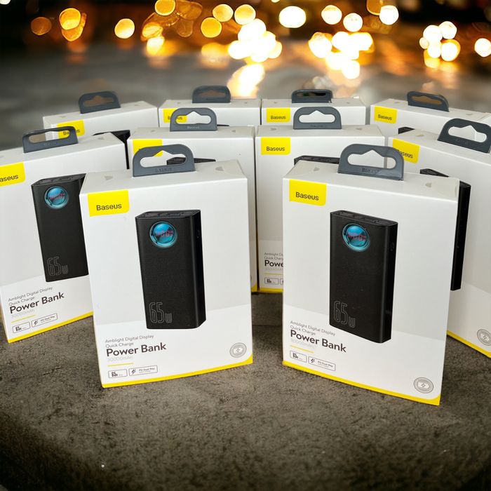 Повербанк PowerBank Baseus 30000mah,65w,тільки з фабрики, рік гарантія