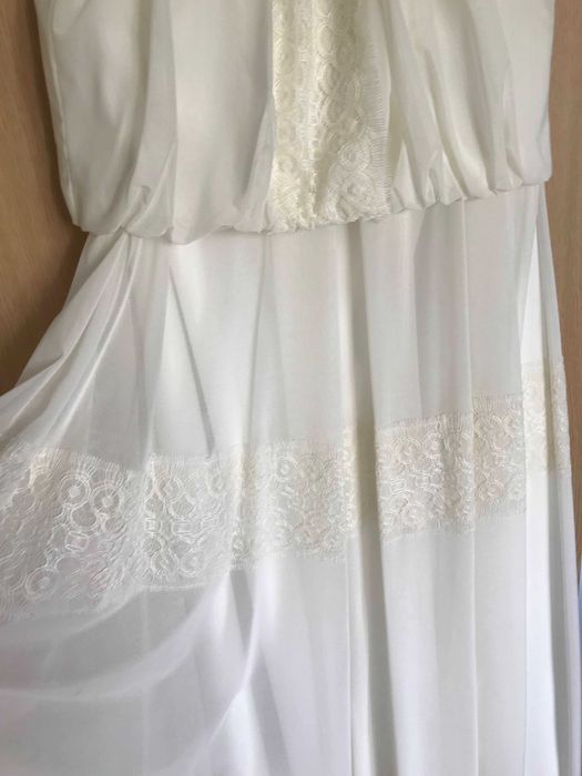 Lekka luźna suknia ślubna boho rozm. 36-40