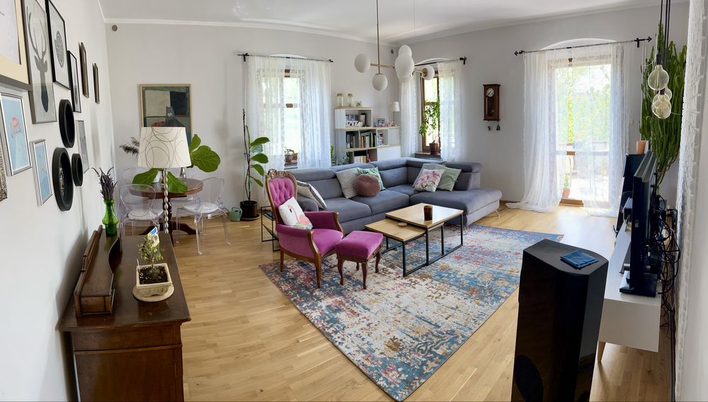 Klimatyczny apartament 97m2 duży taras, ogród 100m2 Oferta Prywatna