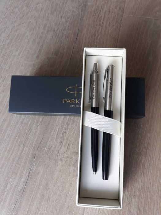 PARKER - elegancki prezent pióro wieczne i długopis z grawerunkiem