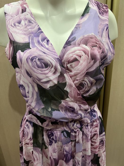 Sukienka maxi w kwiaty