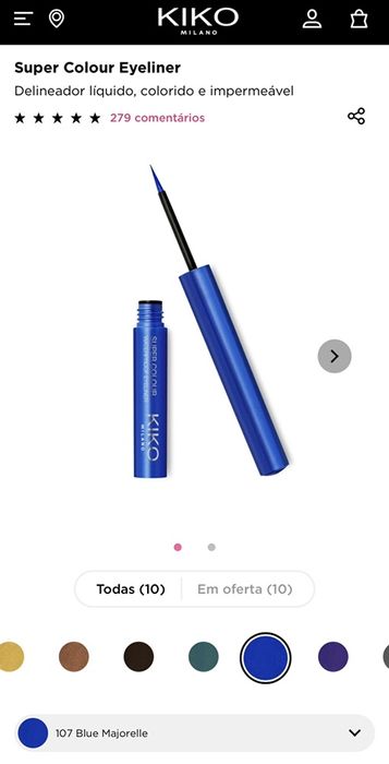 Delineador azul selado - 107