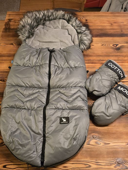 Śpiworek zimowy Cottonmoose z mufkami