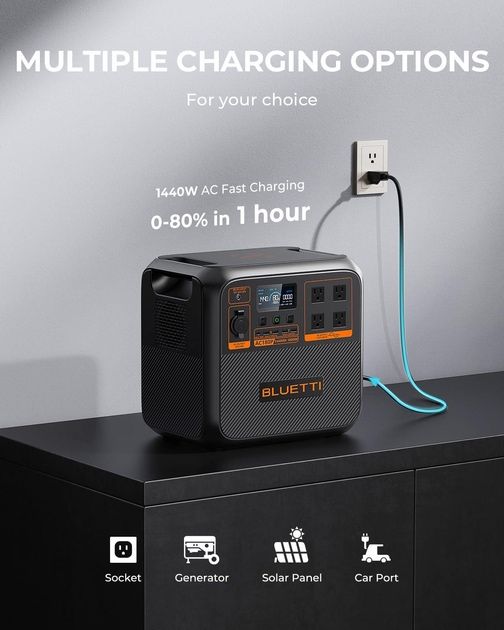 Зарядна станція BLUETTI 1800W AC180Р