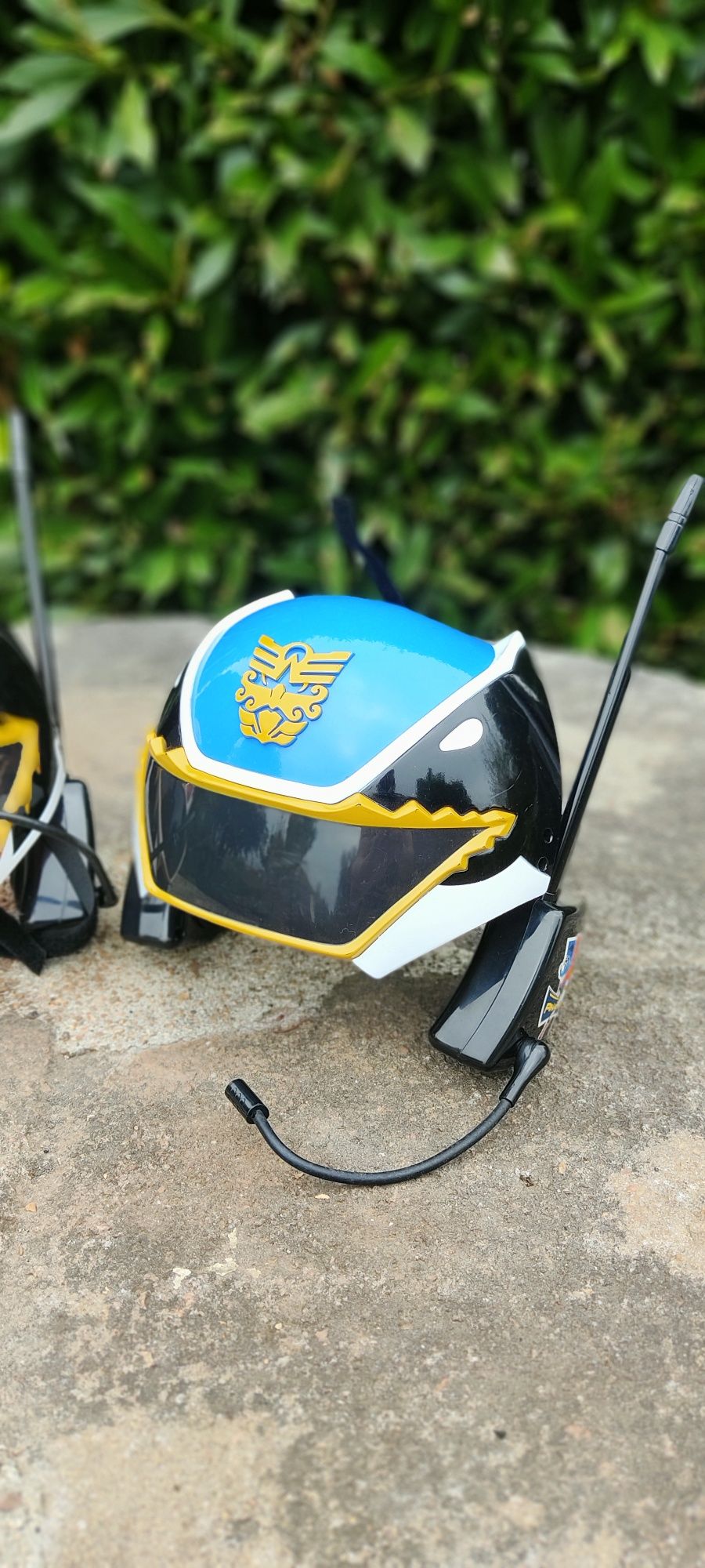 Mascaras power ranger com intercomunicador