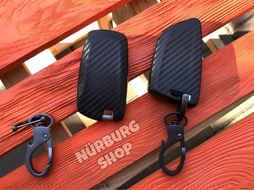 Чехол на ключ карбон BMW F01 F07 F10 F20 F22 F25 F30 F32 F36 G30 G05