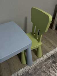 Стол IKEA MAMMUT + стільці