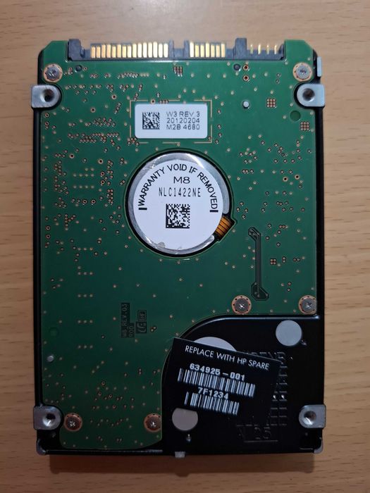 Disco SATA HDD 2.5" de 500GB