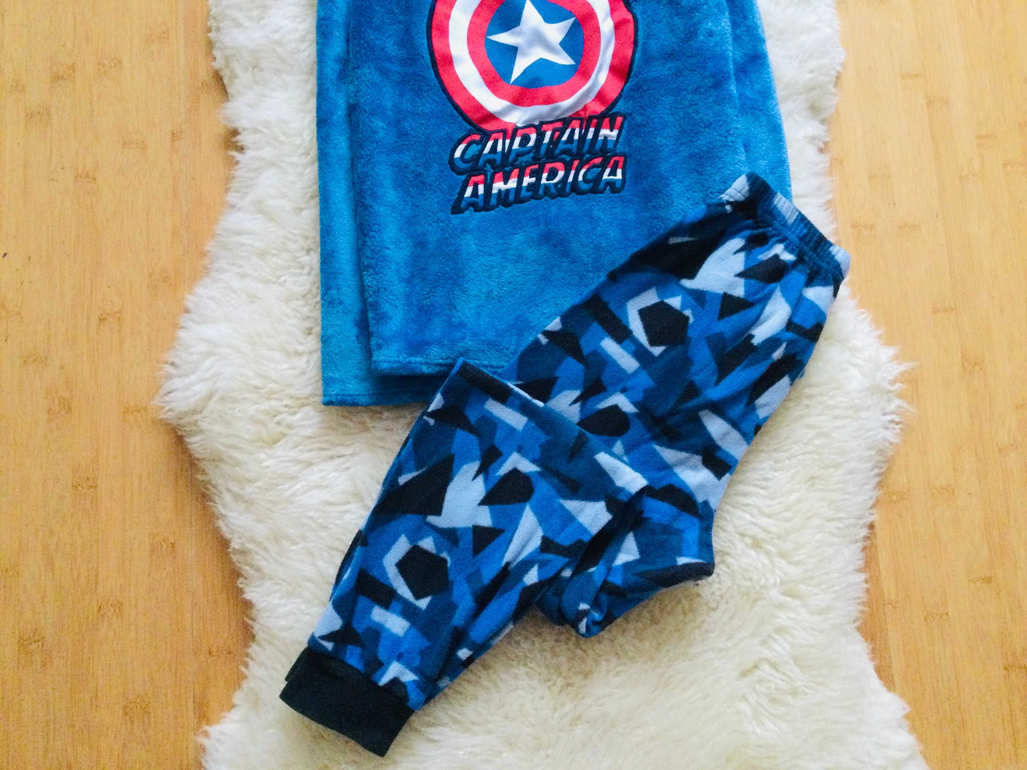 9-10 років, Marvel пухнаста флісова піжама Captain Americа