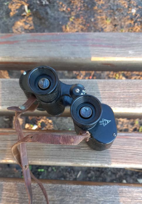 Бинокль 6×30, армейский, сетка, СССР, бінокль. 1963г