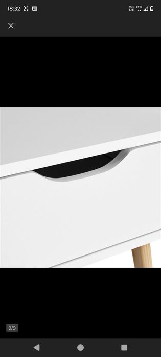 Zestaw 2 Stolików Nocnych  Komoda Nocna Stolik Nocny Stolik Boczny