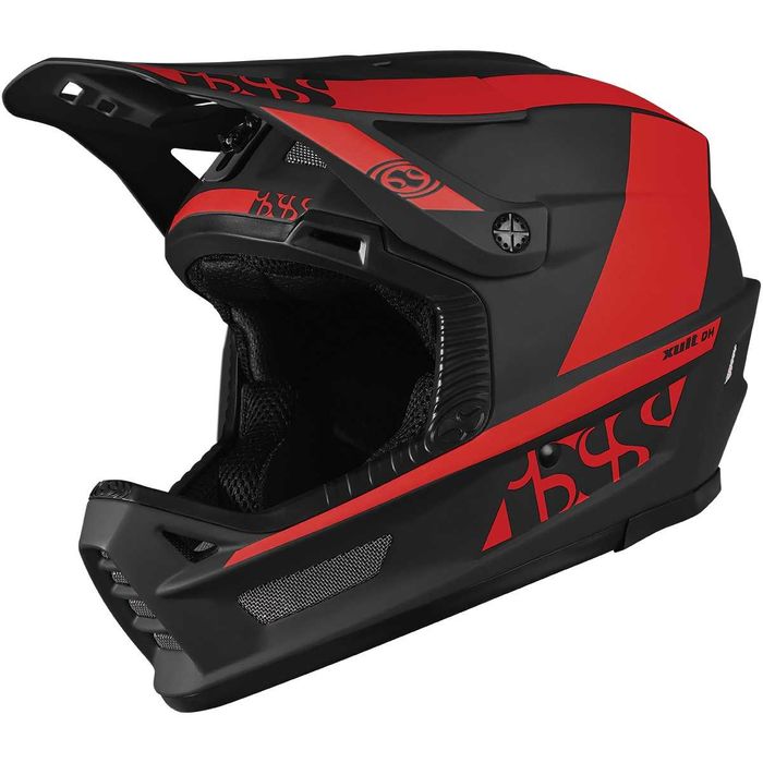 Kask Full Face iXS XULT Red Black Rozmiar S 53-56 mm Downhill Enduro