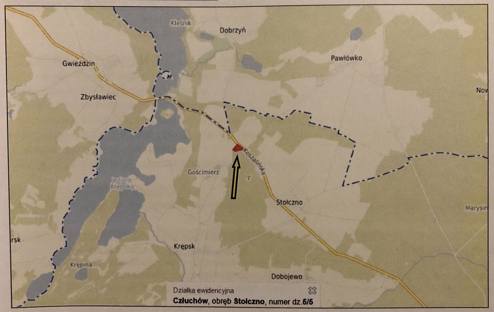 Sprzedam 0,98ha ziemi inwestycyjnej w Stołcznie