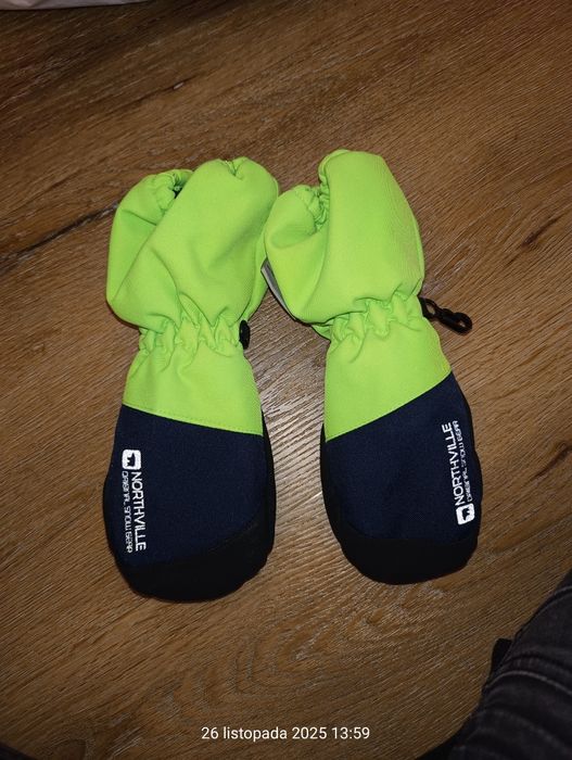 Rękawice narciarskie gomowane od spodu 110/116