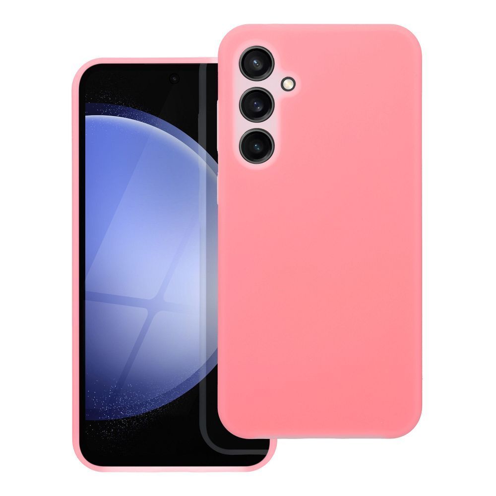 Etui Plecki Candy Case Do Samsung A35 5G Różowy + Szkło 9H