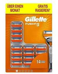 Gillette Fusion ostrza wkłady do maszynki 14 szt Oryginalne