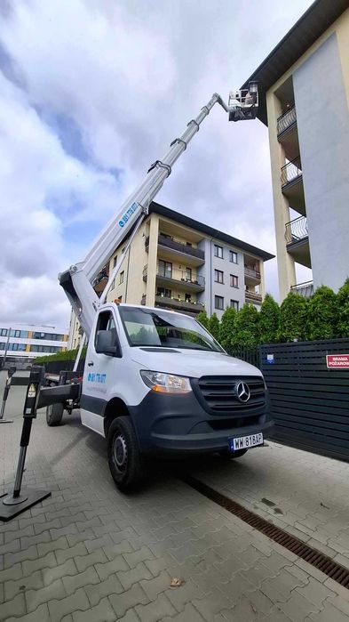 Wynajmę podnośnik koszowy, zwyżka, wysięgnik 20m, 25m, 30m,35m, 45m,