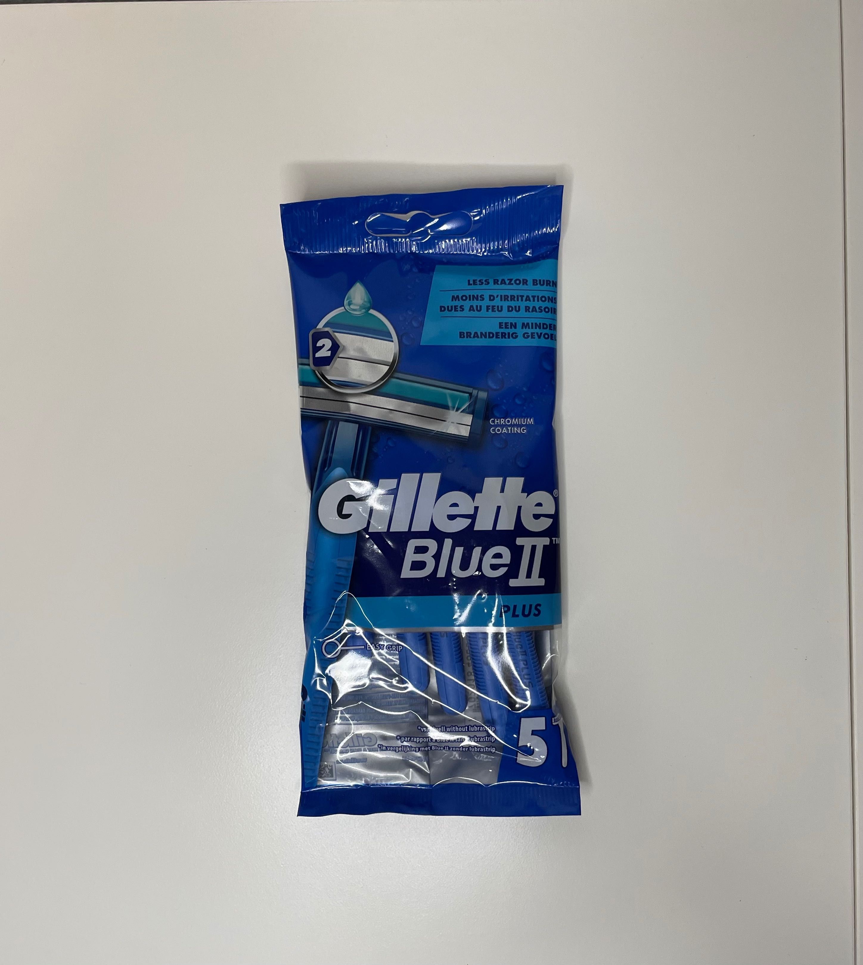 Gillette descartável Blue II Plus (5 uni.)
