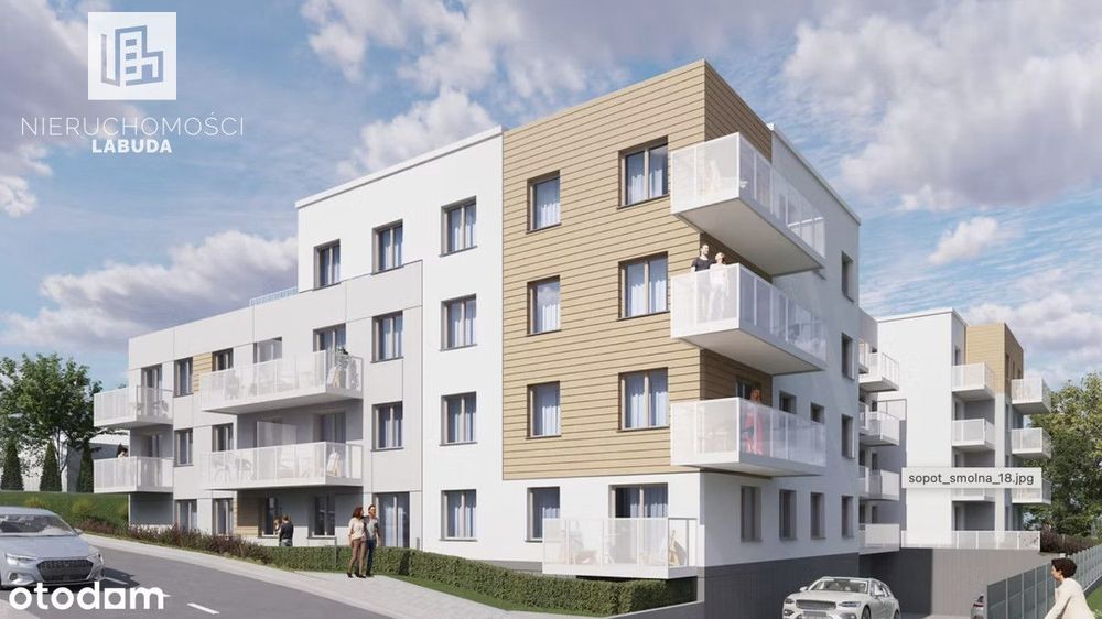 Nowoczesne 2-pokojowe mieszkanie z balkonem