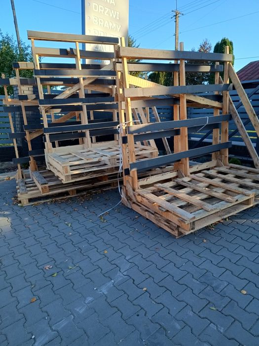 Stojak stojaki drewniane