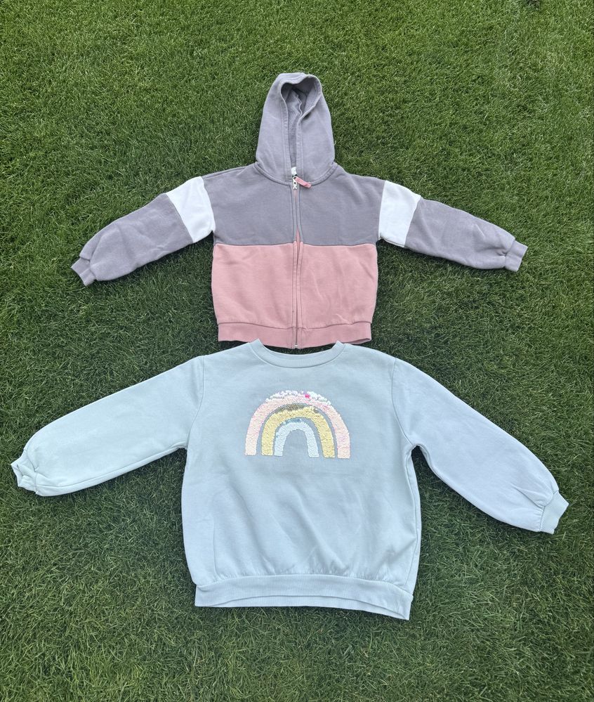10 bluz dziewczęcych H&M 122/128
