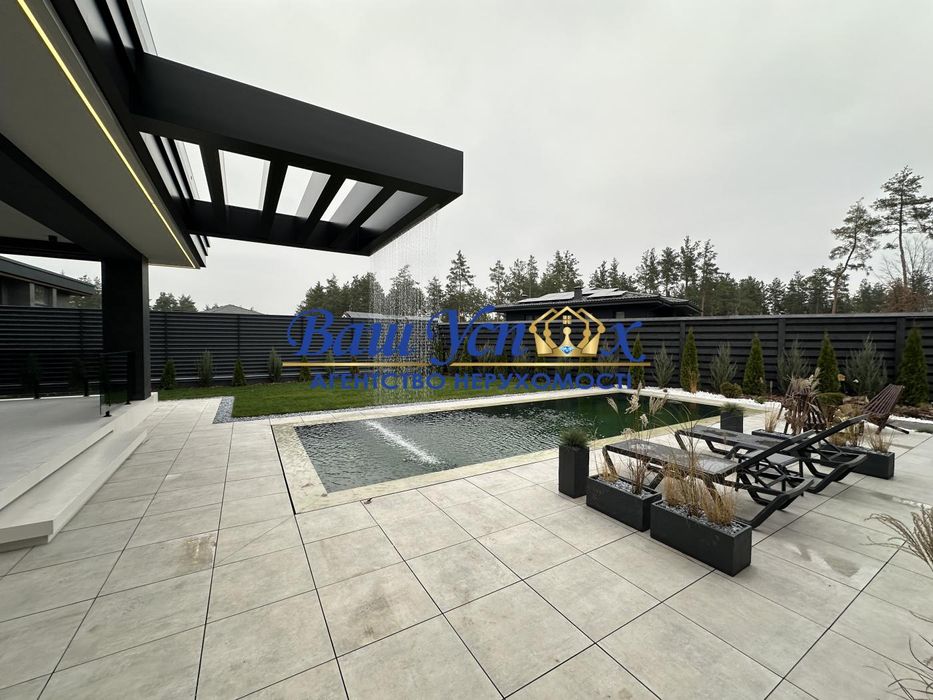 Продажа нового современного дома в лесу в городке. Ходосеевка