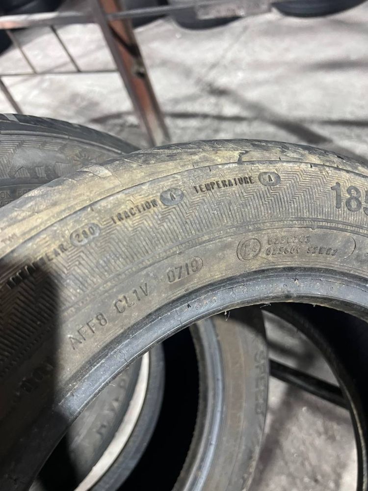 185/60/14 Gislaved комплект летних шин 6.5мм