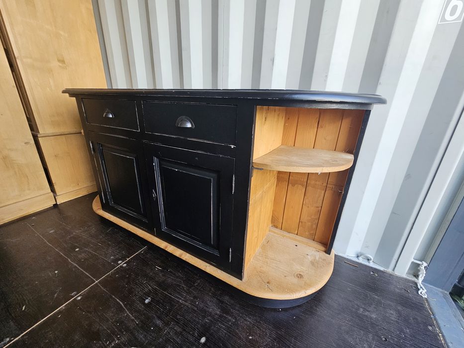 Komoda,witryna,szafa loft 180x90x45 solidna ciężka drewniana vintage