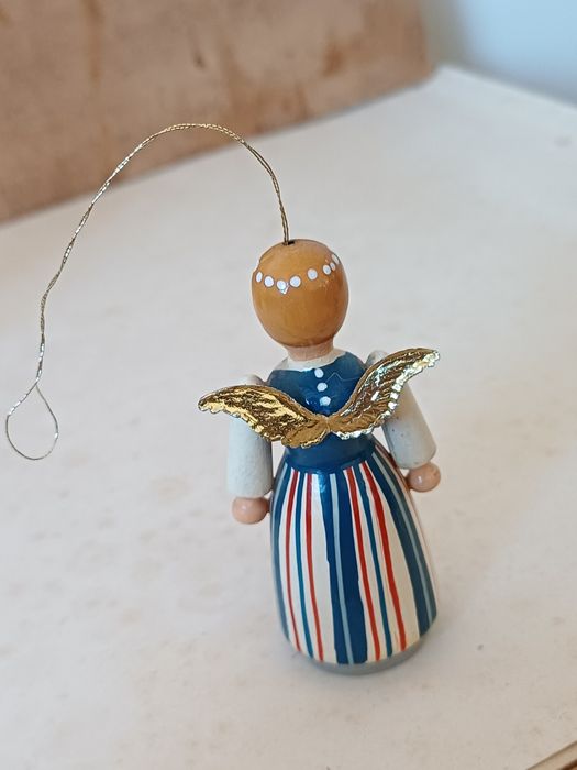 Aniołek na choinkę anioł drewniany zawieszka z drewna Boże Narodzenie