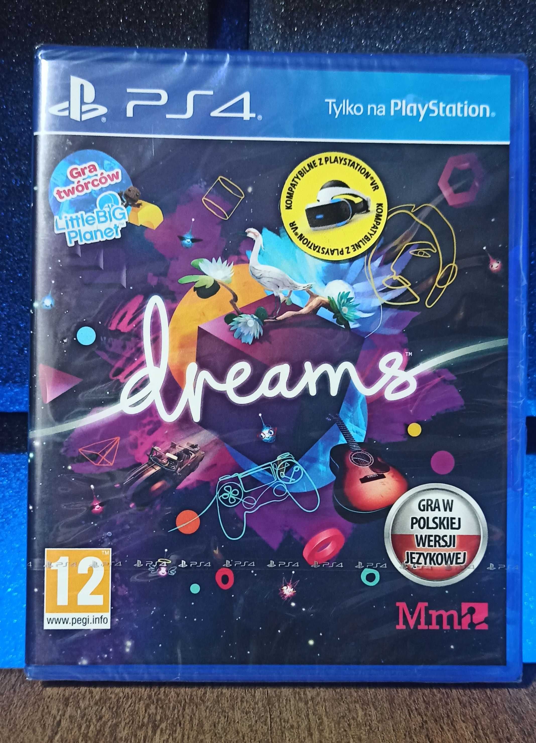 Dreams PS4 PS5 kreatywna gra przygodowa dla dzieci, stwórz własną grę