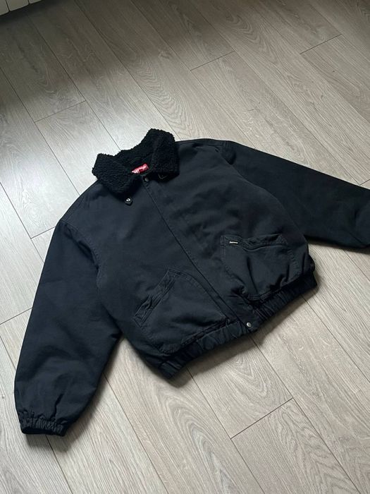SUPREME bomber jacket 2024ʼ x Alpha Industries бомбер утеплений