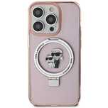 Etui Karl Lagerfeld Ring Stand Karl&Choupettte MagSafe do iPhone 15 Pl