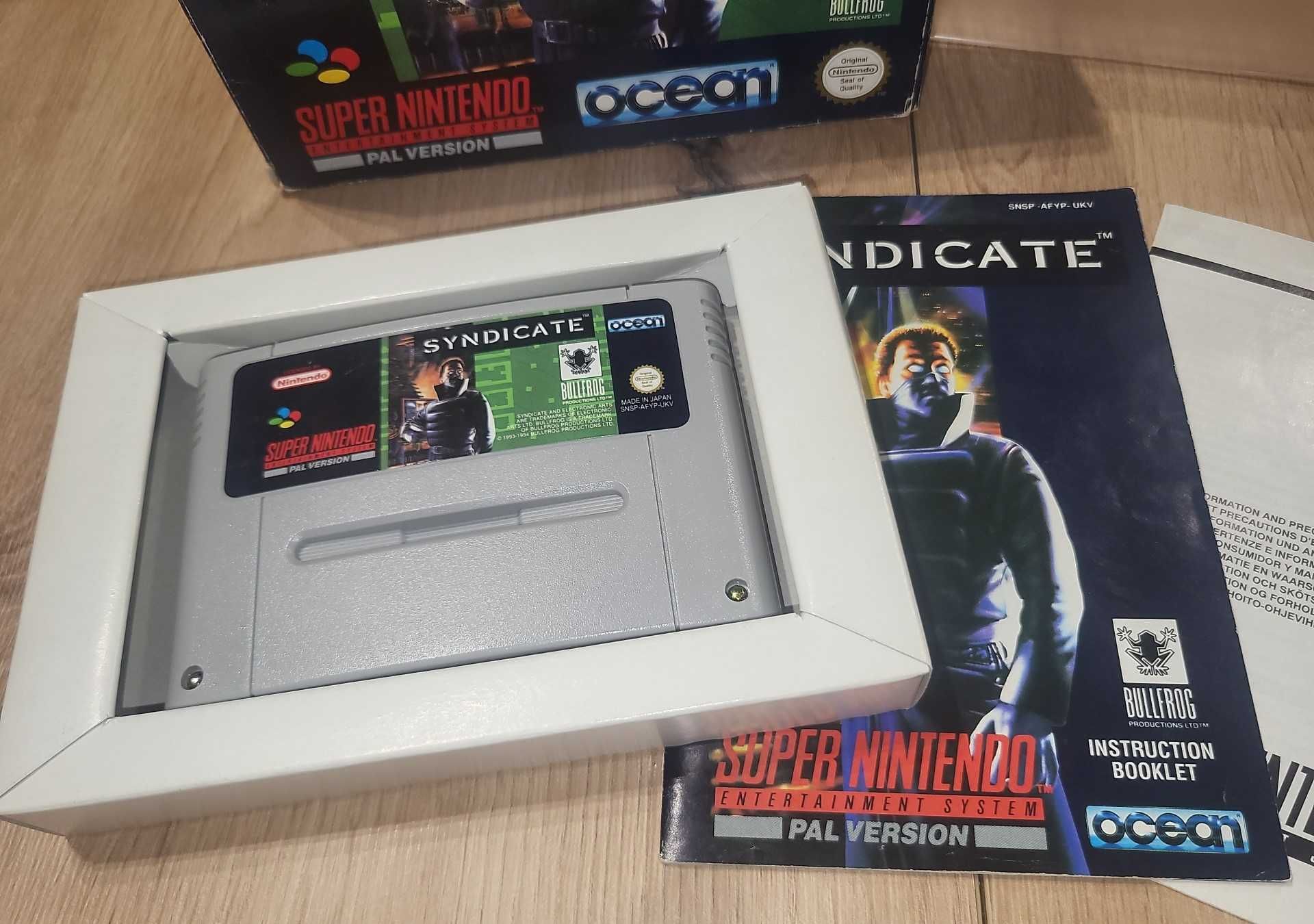 Gra Syndicate - NINTENDO SNES - DB+ stan CIB Komplet +Protektor