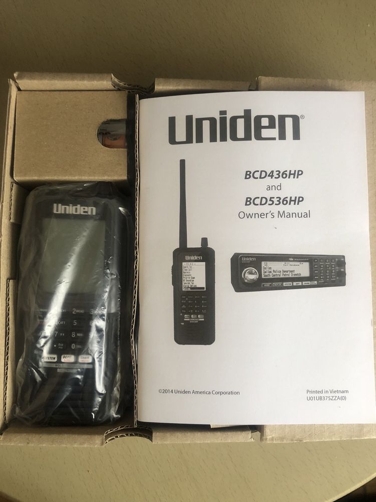 Радіосканер Uniden Bearcat BCD436HP HomePatrol Series Черный