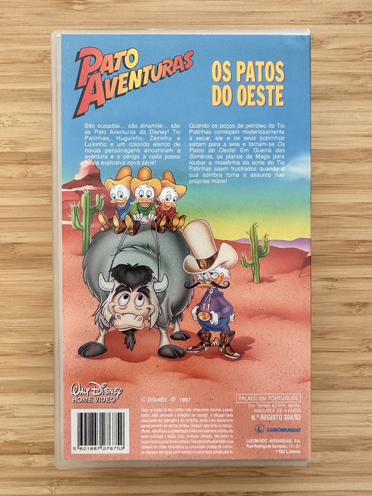 VHS Pato Aventuras - Os Patos do Oeste