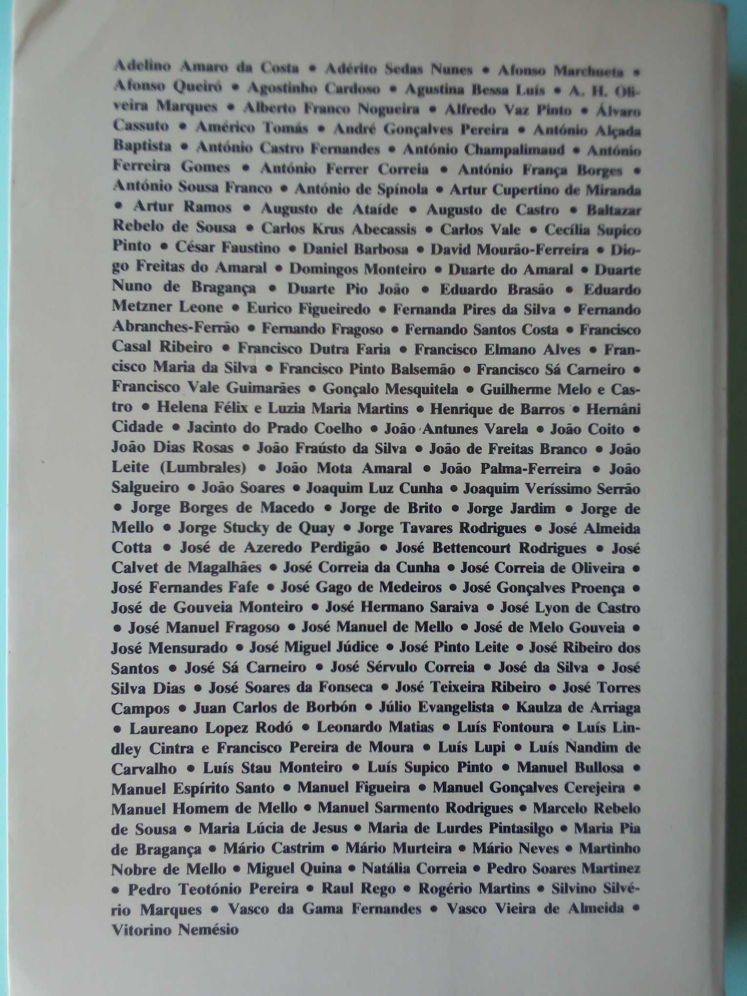 Livro "Cartas particulares a Marcello Caetano", 1º volume