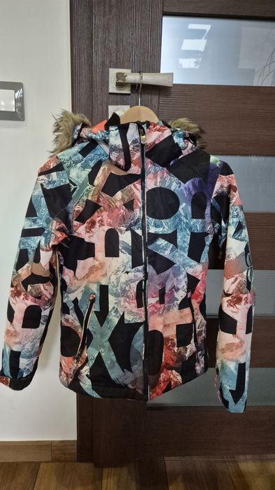 Kurtka zimowa snowboard narty Roxy + rękawiczki okazja!