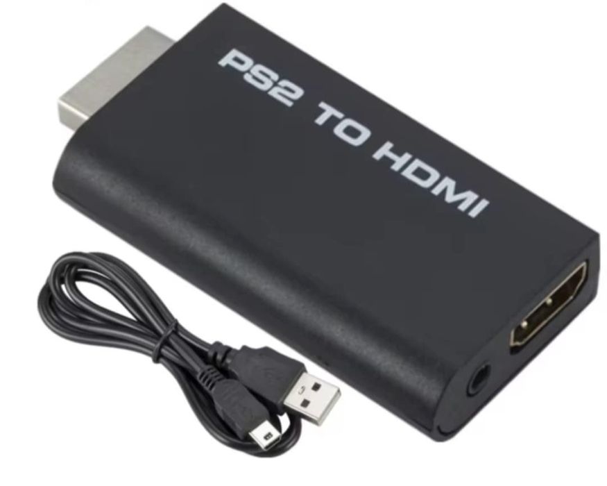 Adapter PS2 Nowy HDMI TV Poprawia Jakość Obrazu FAT SLIM