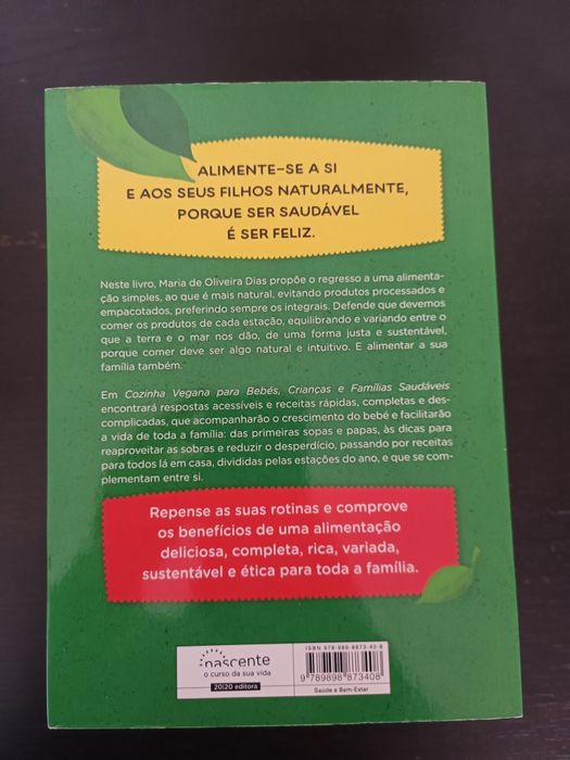Cozinha vegana - para bebés, crianças e famílias saudáveis