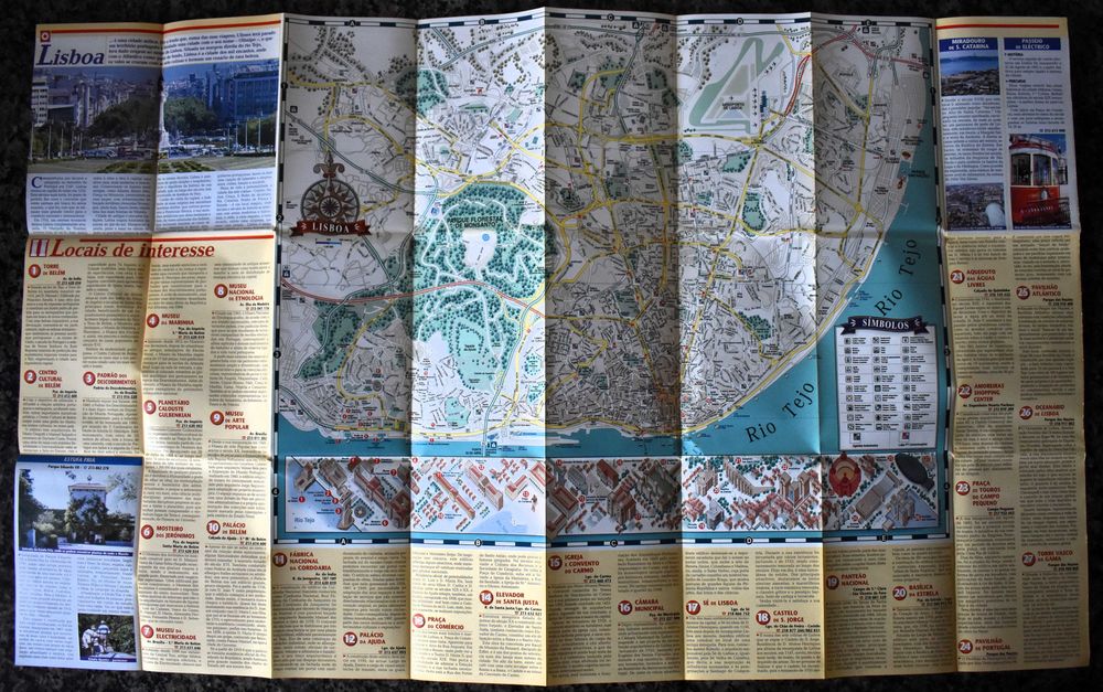 Portugal Turístico (Guias de Braga, Vila Real, Tomar e Lisboa)
