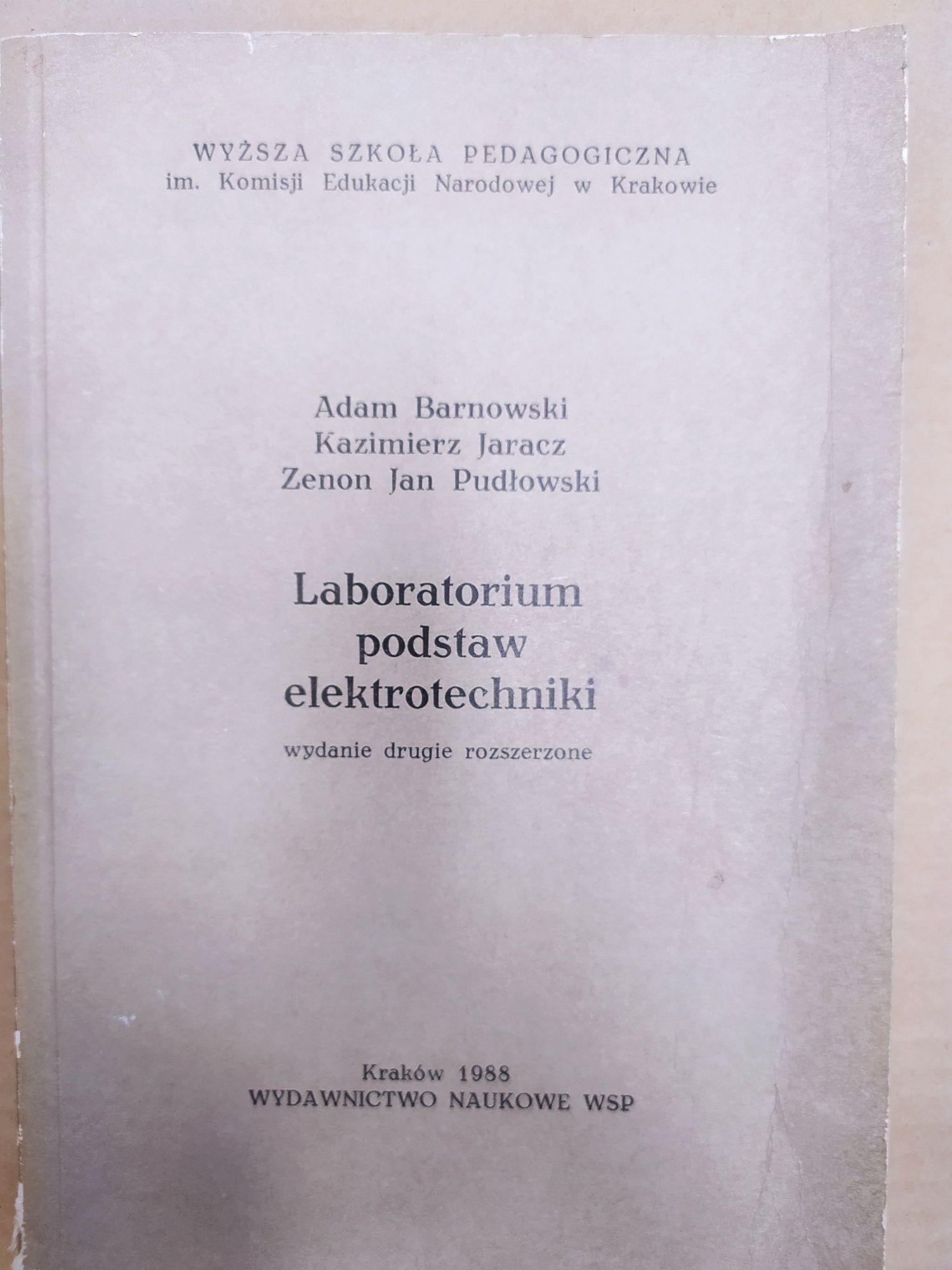 Laboratorium podstaw elektrotechniki - Barnowski