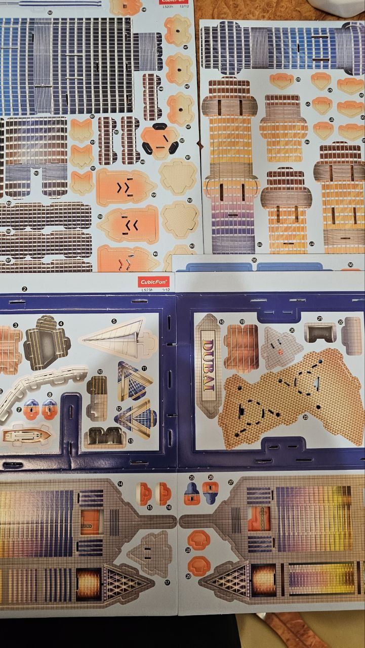 Пазл 3D Dubai  з Led підсвіткою
