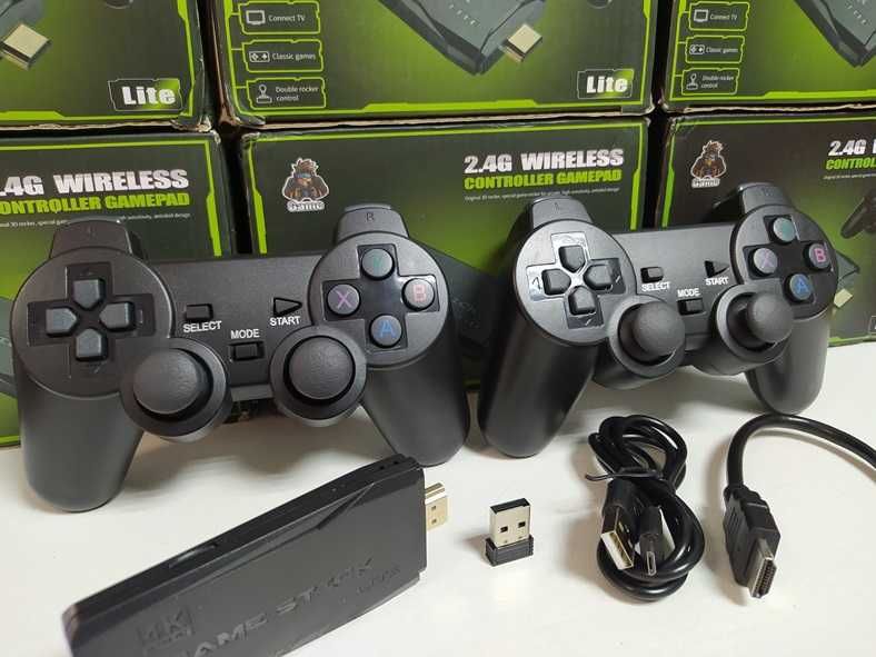 Ретро ігрова приставка Data Frog HDMI на 20000 ігор Денди Плейстейшн 1