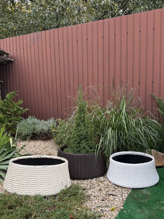 Кошик під ялинку,юбка под елку,плетеная корзина под елку