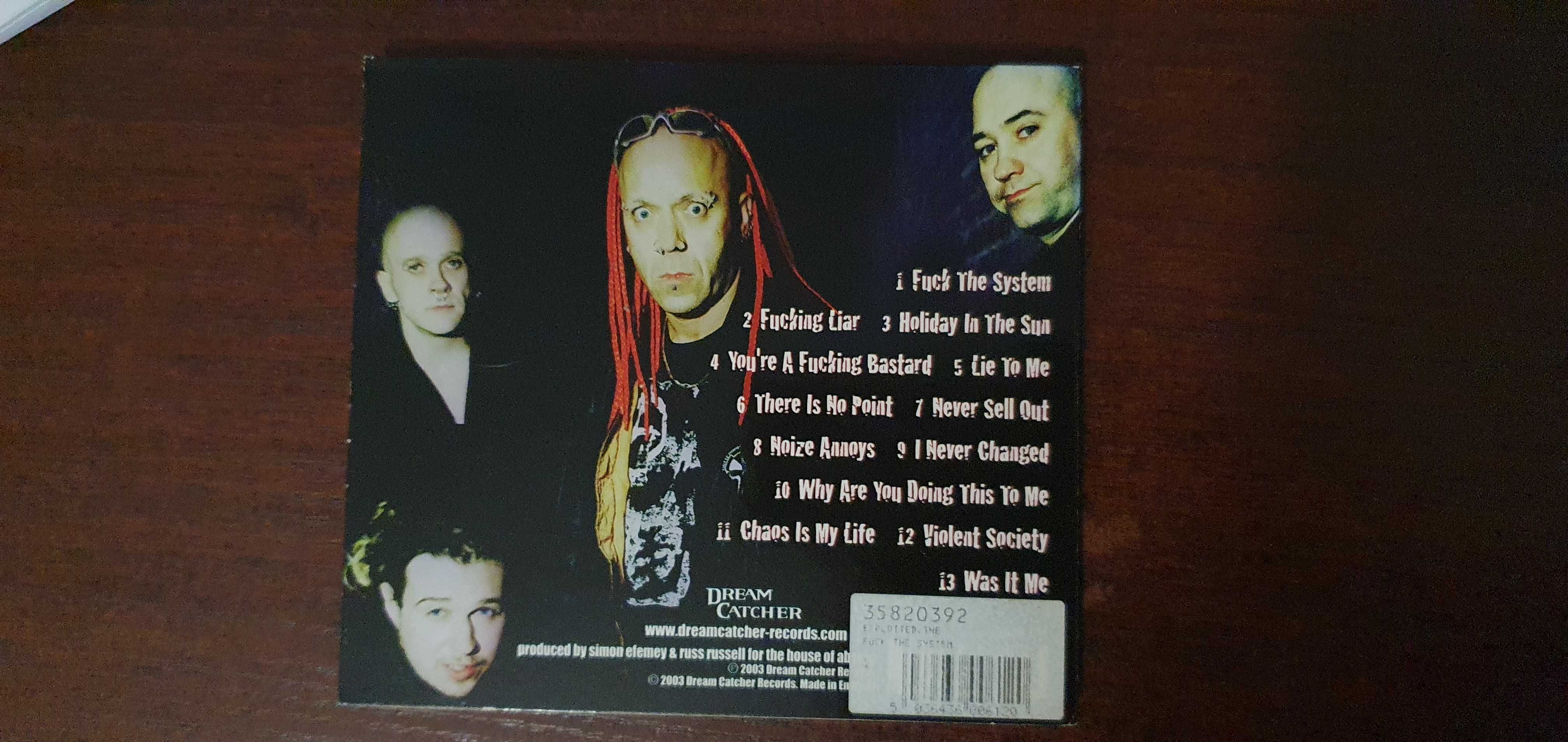 The Exploited  " Fuck the System"  muzyka punk rock z 2003r