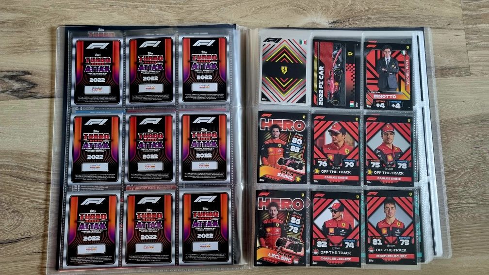 F1 - F1 Topps Turbo Attax 2022 Cały Album 1-361 Plus Limitowane