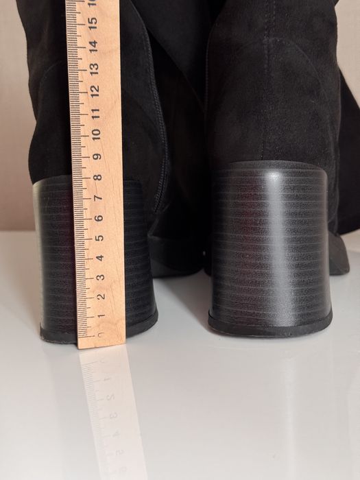 Замшевые ботфорты!!!